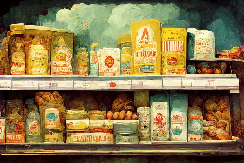 French supermarket